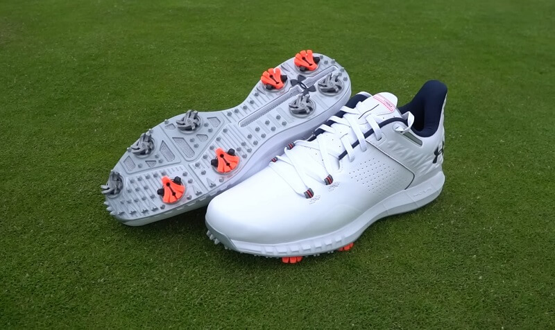 spiked golf shoe