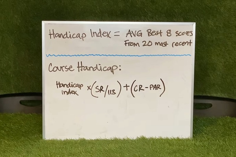 how are golf handicaps calculated