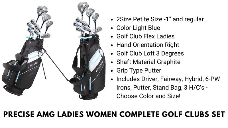 Best Womens Beginner Golf Clubs Precise AMG Ladies Women Complete Golf Clubs Set