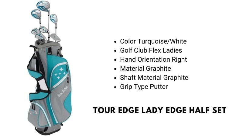 Best Womens Beginner Golf Clubs Tour Edge Lady Edge Half Set