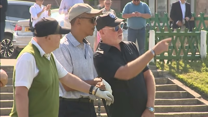 Barack Obama Played Golf At St Andrews On Scottish Visit 
