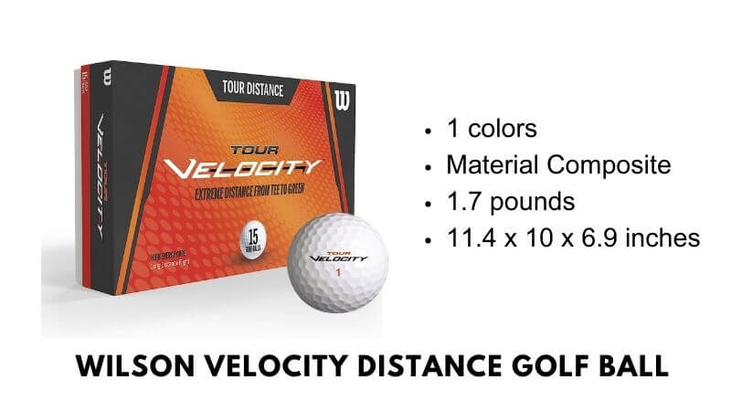 Wilson Velocity Distance Golf Ball
