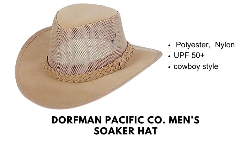Dorfman Pacific Co. Men’s Soaker Hat